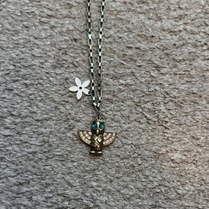 Betsey Johnson owl necklace